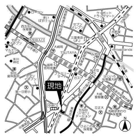 【地図】 | ＬａＳａｎｔｅ五反田
