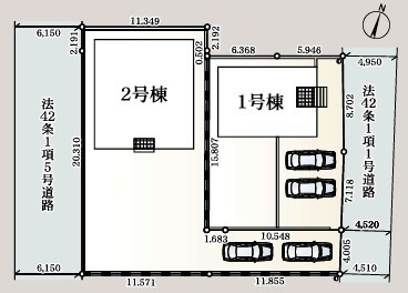【区画図】 | CRADLE GARDEN上里町神保原町 第6　【平屋】新築住宅