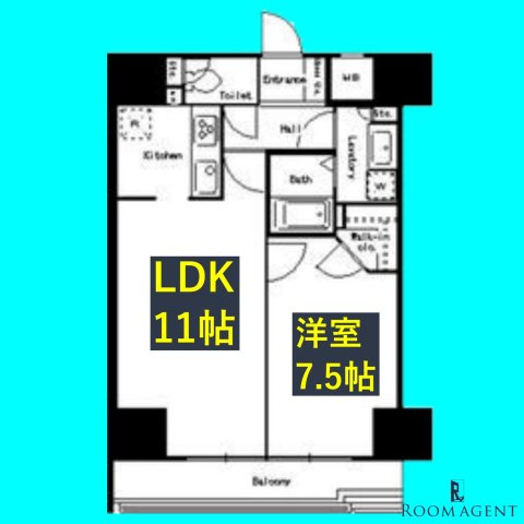 パークアクシス丸の内の間取り
