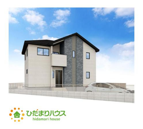 【完成予想図】 | 水戸市堀町26期　新築戸建　 | 理想の暮らしを叶えるご参考に！イメージパースです。