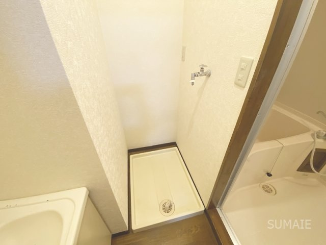 フローラルパレス大成の洗面所|室内洗濯機置き場です！