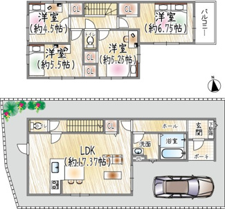 【間取り】 | 上野東1丁目