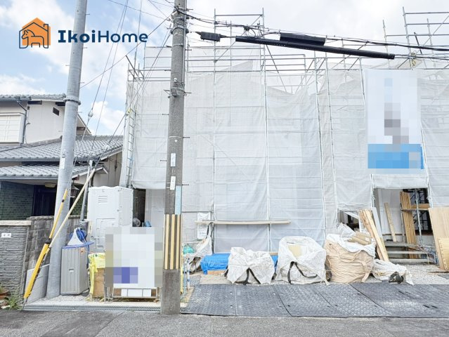 明石市東朝霧丘　A号棟　新築戸建の駐車場|●年中無休：当日予約可●駐車スペースはゆとりの並列2台可能！前面道路は4.5ｍです！