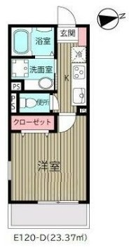 オデッサ浦安の間取り