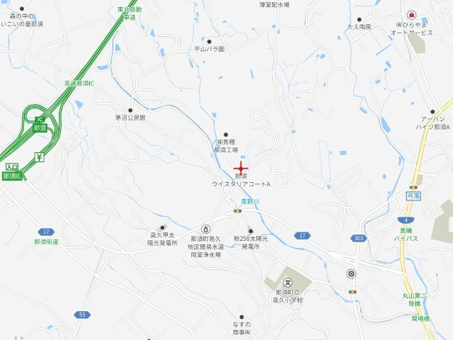 【地図】 | 那須ウィスタリアコートA