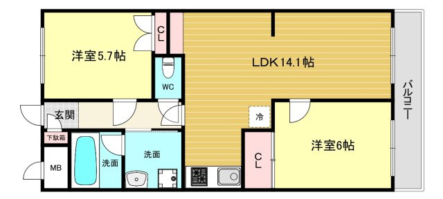 【間取り】 | ＩＯ甲子園一番館