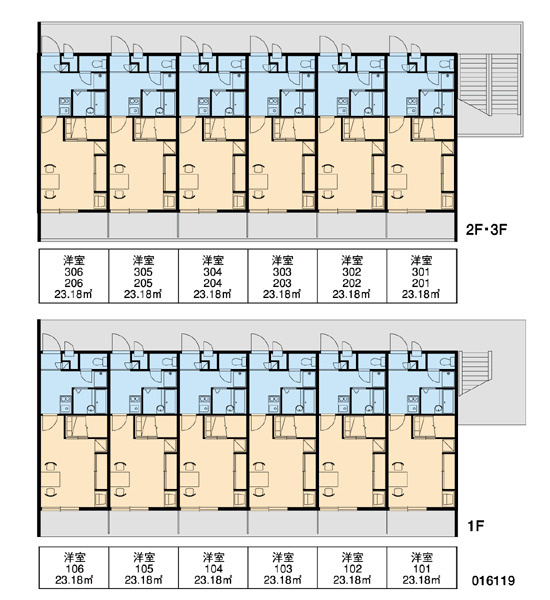 広島市佐伯区五日市中央５丁目の賃貸マンションの区画図|画像3