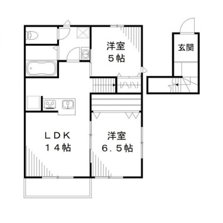 【間取り】 | サニーコートⅡ | 間取りです。