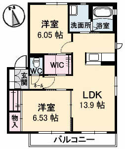 グレース美鈴園の間取り