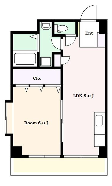 東山マンションの間取り