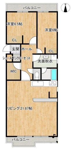 藤和明石公園ハイタウンPARTⅡの間取り