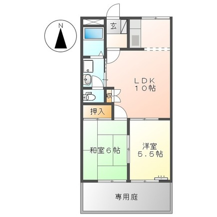 ロイヤルタムラバラ館の間取り|間取図