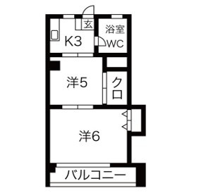 【間取り】 | 鶴マンション