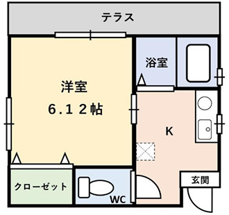 ビームKⅡの間取り
