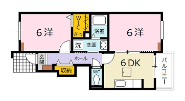 セントラル三田の間取り