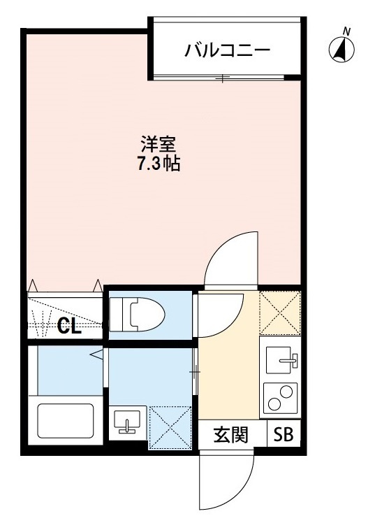グローベルメゾン綾瀬　仲介手数料（賃料の1.10ヵ月）の50％OFF対象物件！の間取り