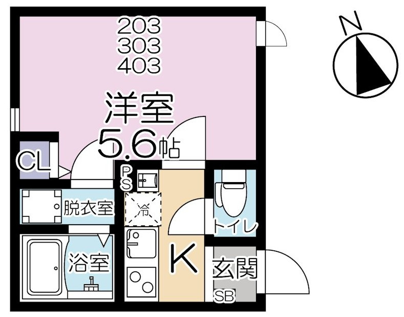 LIFE TOWN YOTSUGIの間取り