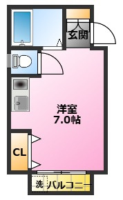 パティオの間取り|1999年完成バストイレ別♪