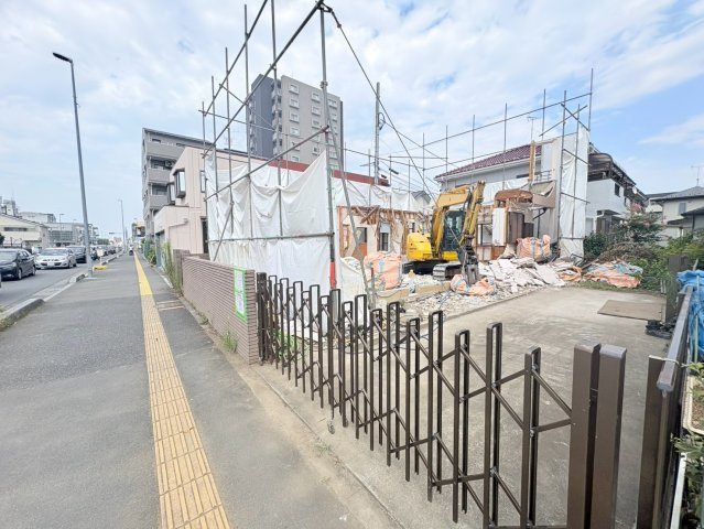 川越市新宿町6丁目　建築条件なし売地　東武東上線『川越駅』徒歩19分　【新宿小学区】の前面道路含む現地写真
