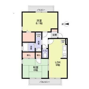 ニューリバーサイド八尾南D棟の間取り