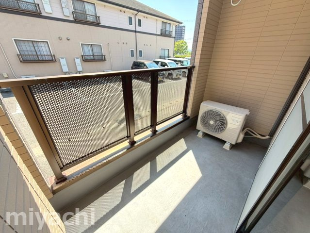 Life館ボナール　Bのバルコニー