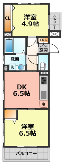 【間取り】 | グリーンハイム三軒 | お問合せはなご家おもてなし不動産へ。
グリーンハイム三軒