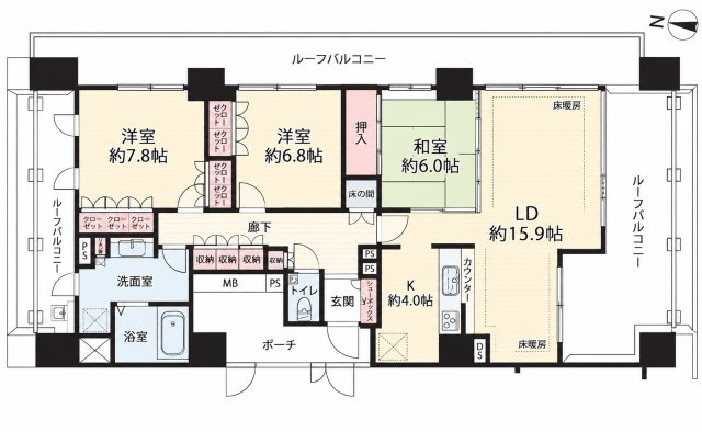 【間取り】 | ユニーブル世田谷明大前