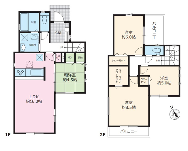【間取り】 | 厚木市妻田西7期3棟　全３棟　新築住宅