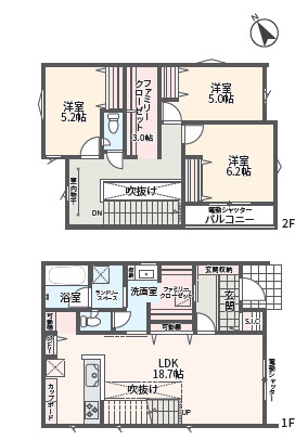 厚木市恩名1丁目　新築戸建　全3棟3号棟