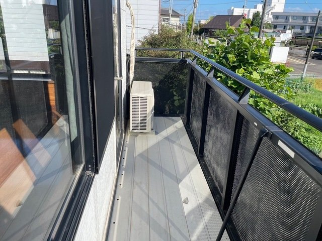 寺田貸家B1のバルコニー