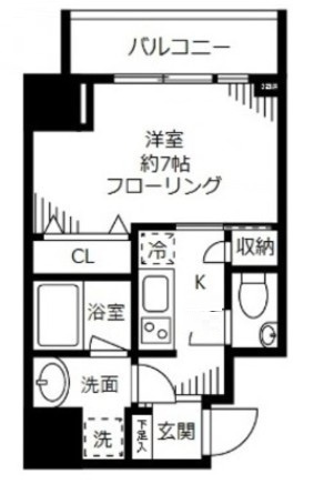 ファインクレスト護国寺の間取り|間取りです。