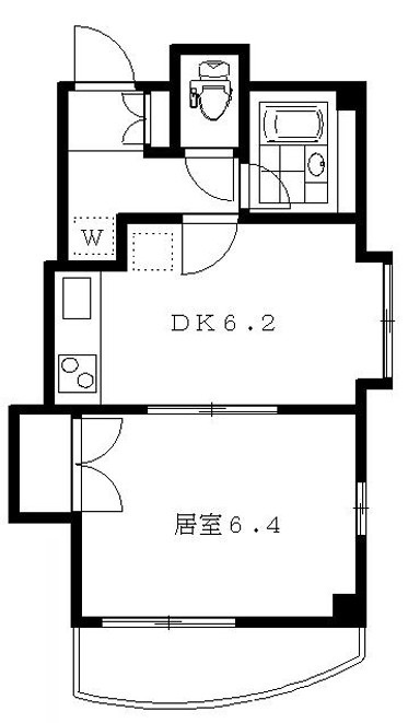 M・ミルトニアの間取り