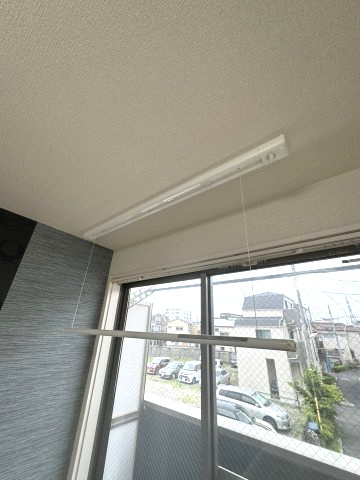 ソリッド堀切菖蒲園弐番館の内装|室内物干し