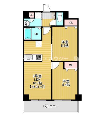 フォーサイド　さくら公園前の間取り