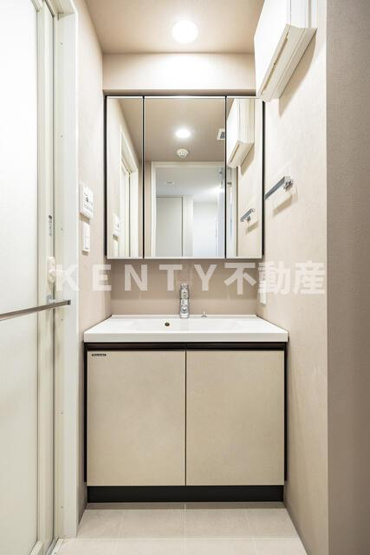 【洗面所】 | デュオフラッツ大森Ｅａｓｔ | コンパクトで使いやすい洗面所