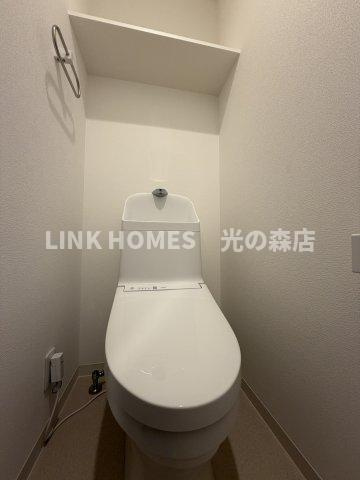 オルビスタ健軍のトイレ|落ち着いた色調のトイレです