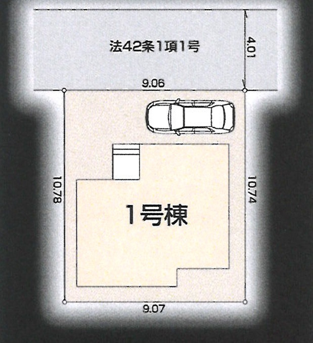 【仲介手数料無料】LiveleGarden.S入間市東藤沢第４　全１棟　の区画図