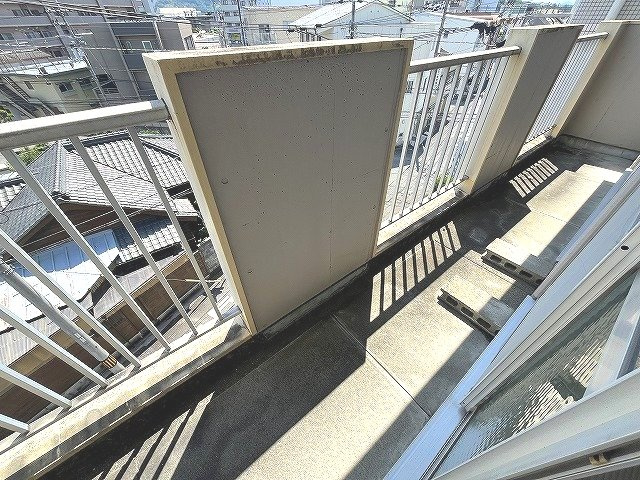 まどかハイツのバルコニー