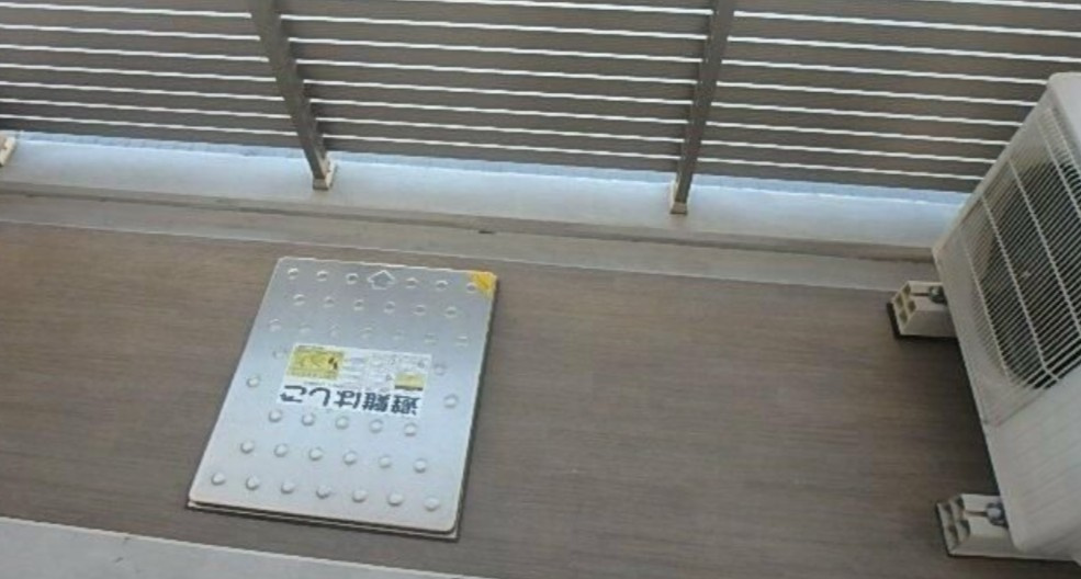 ライジングプレイス堀切のバルコニー