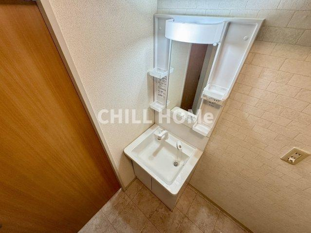 グランドール天川Bの洗面所|当社、チルホームのHPもご覧ください(^^)/物件情報多数♪