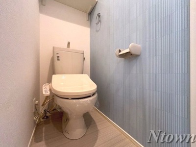 【トイレ】 | ハーモニーテラス烏森町 | 落ち着いた色調のトイレです
