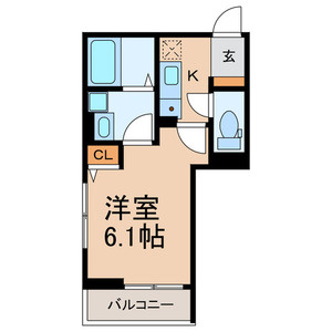Seanoble (ｼｰﾉｰﾌﾞﾙ)の間取り