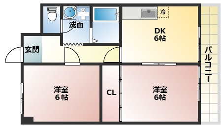 【間取り】 | スカイハイム大喜