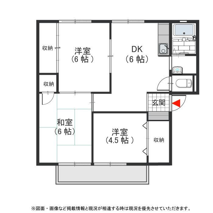 ルミエール永畑Bの間取り