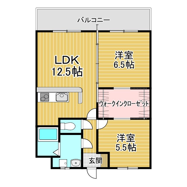 アレクサンドライト八女の間取り