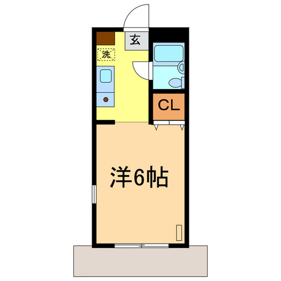 【間取り】 | アリス結城第３　1号棟