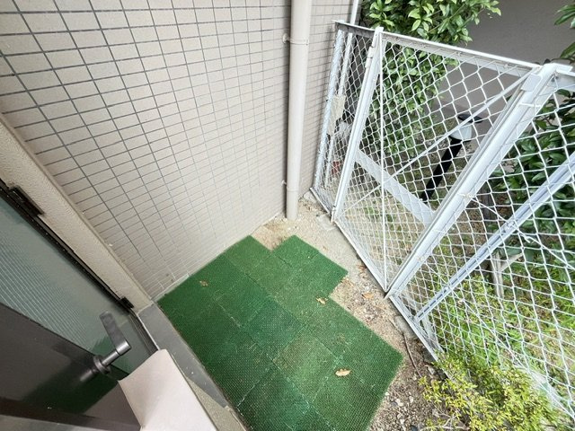 フォンターナ狭山遊園前のバルコニー