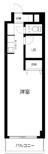 大成ルームズの間取り|間取りです。