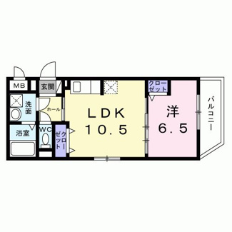 【間取り】 | 高祖　Ⅲ | 間取りです。
