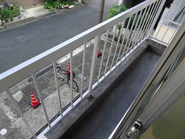 ともえマンションのバルコニー